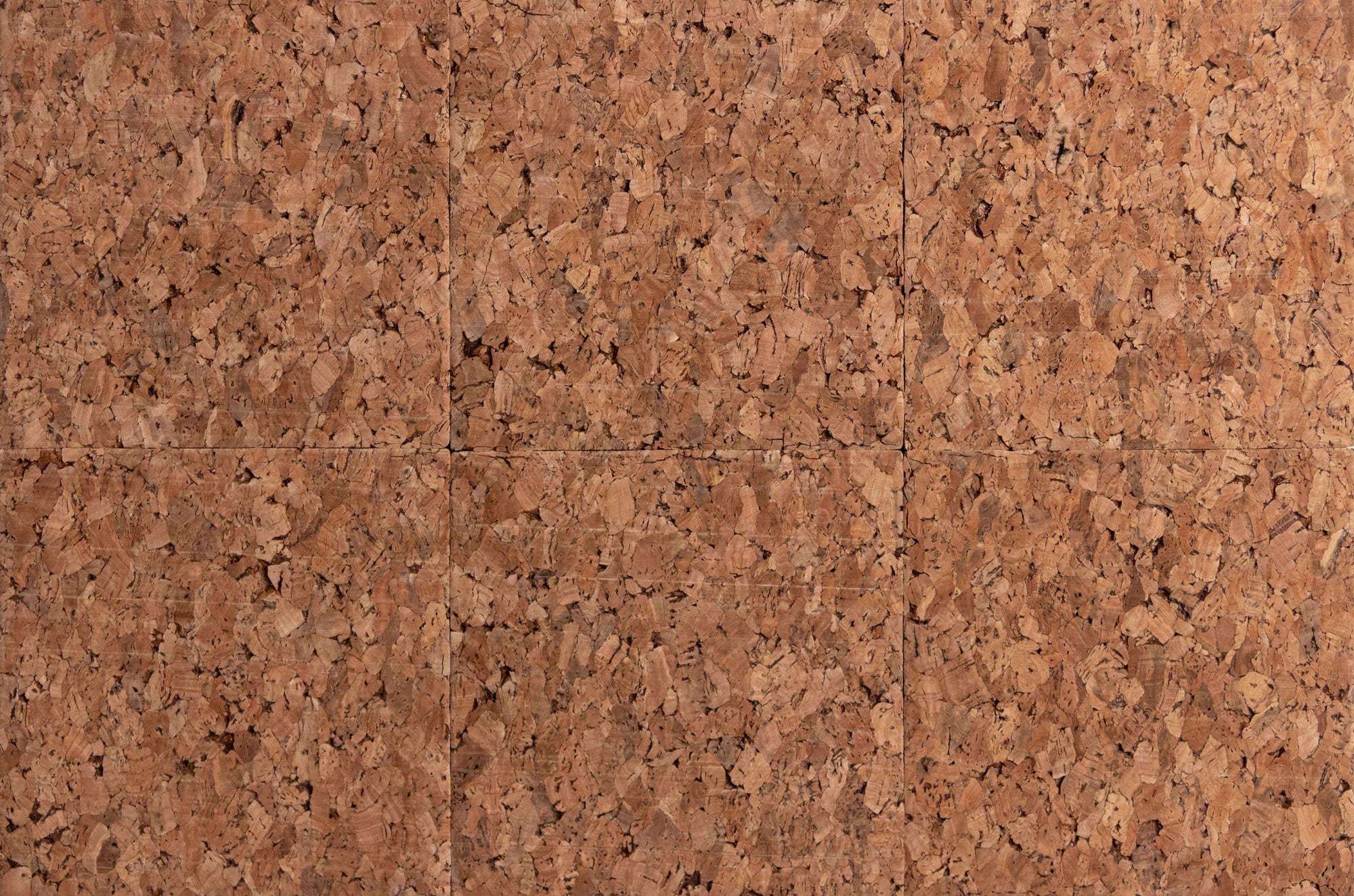 Natural Cork texture with a grid pattern